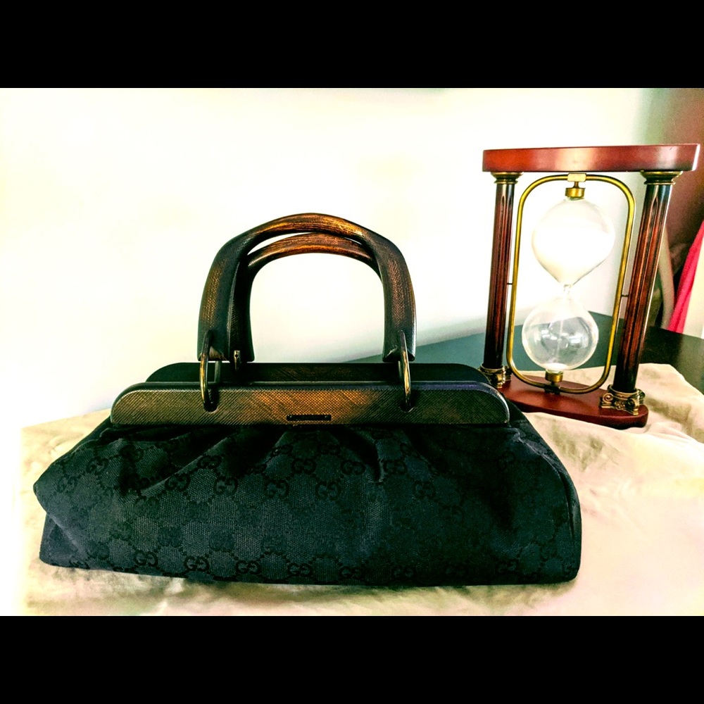 Authentic Gucci black handbag